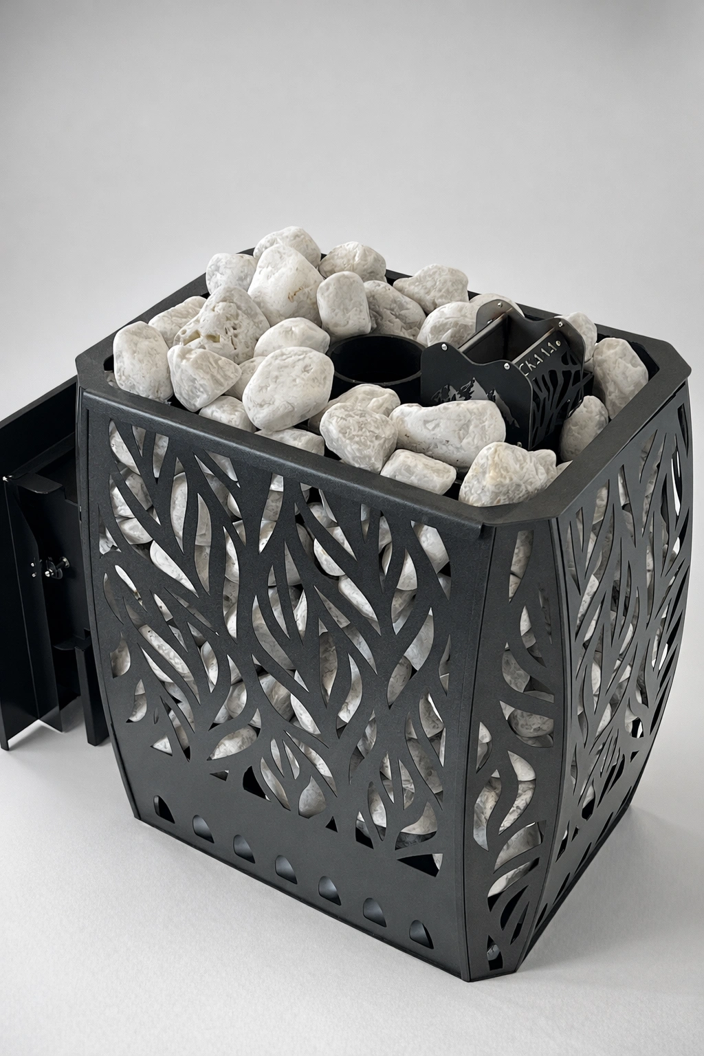 Дровяная печь для бани Скала 12Т стекло - Теплодар