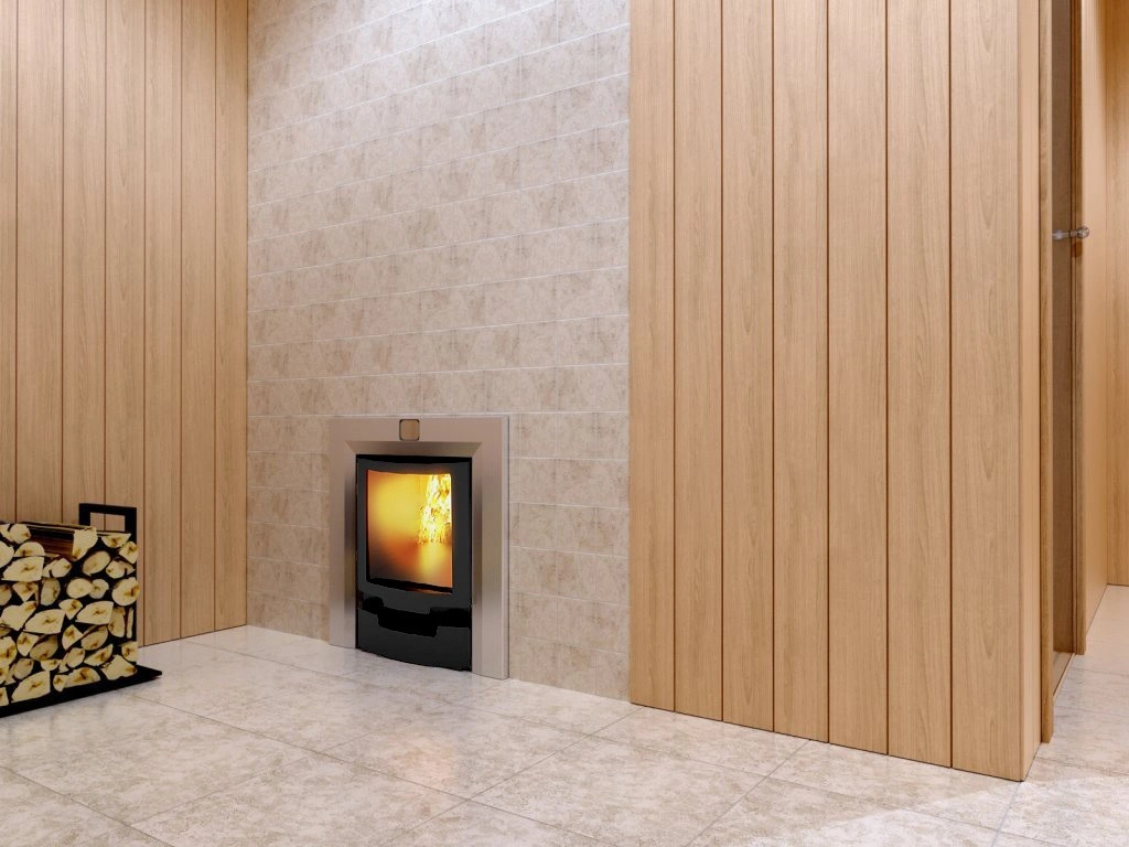 Печь для бани Русь-сетка 18 Л Панорама - Теплодар